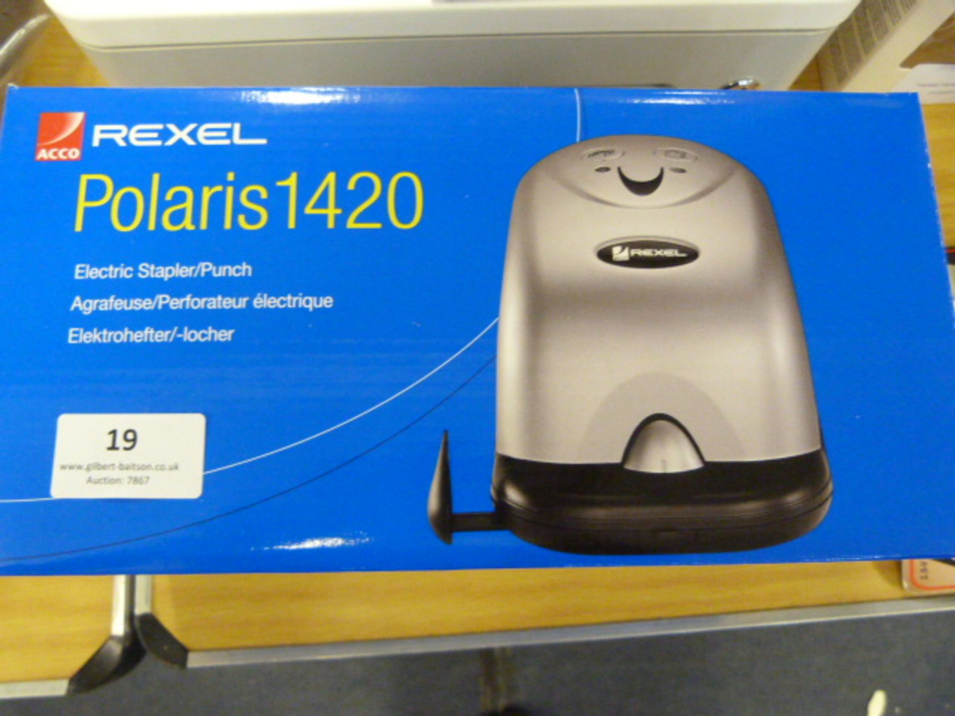 *Rexel Polaris 1420 Electric Stapler Punch