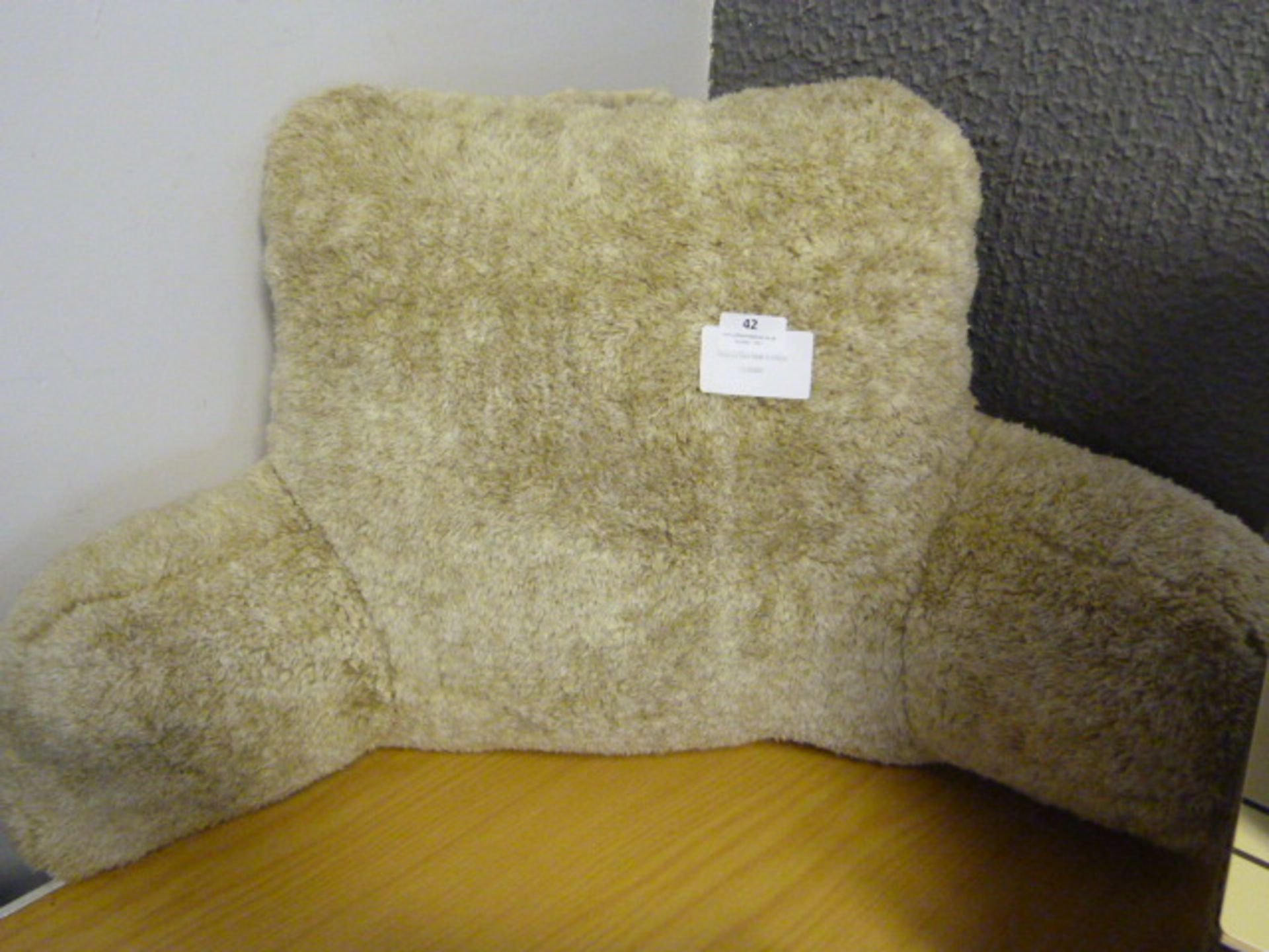 *Sherpa Bed Rest Cushion