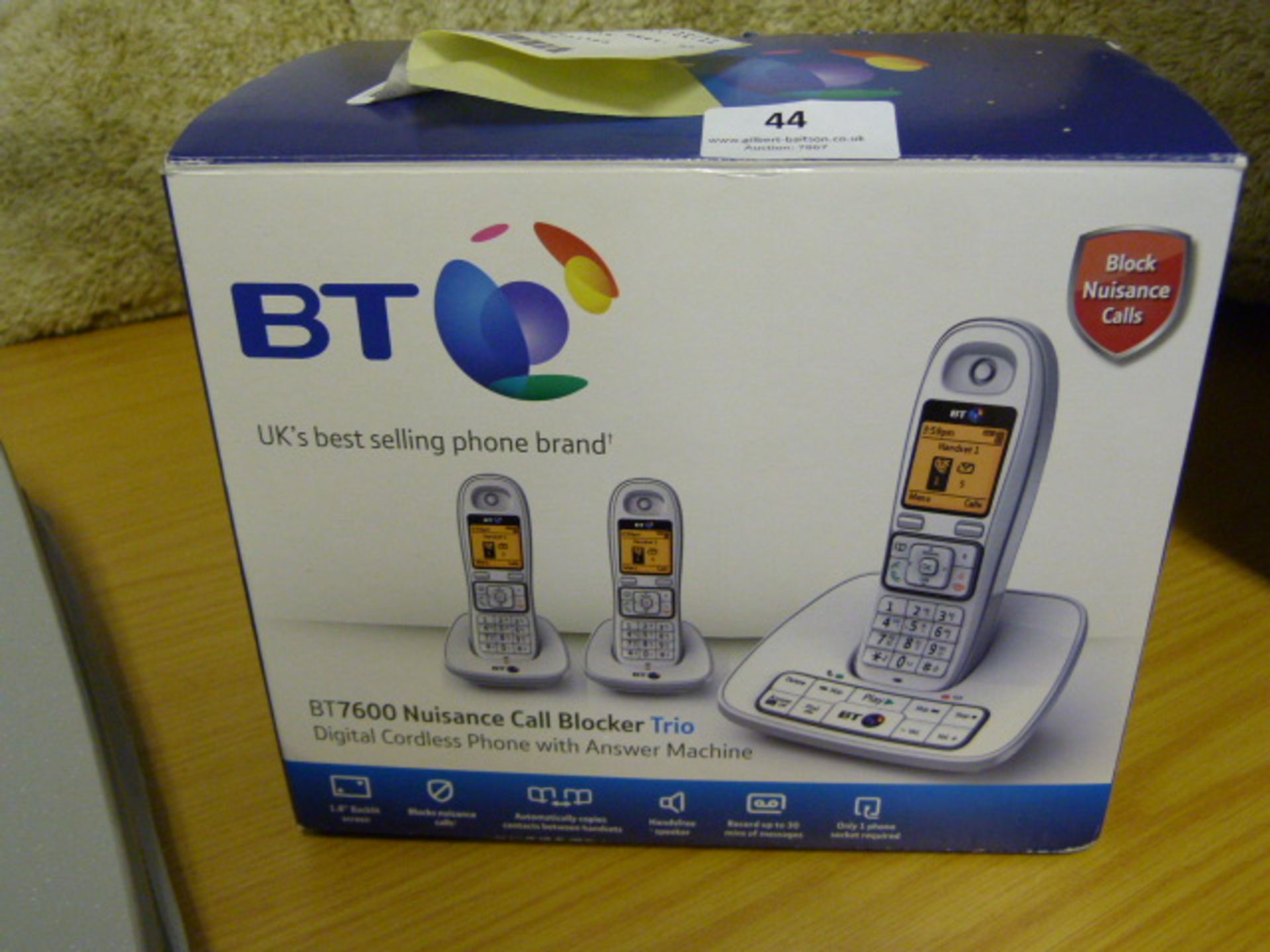 *BT 7600 Trio Tam Telephones