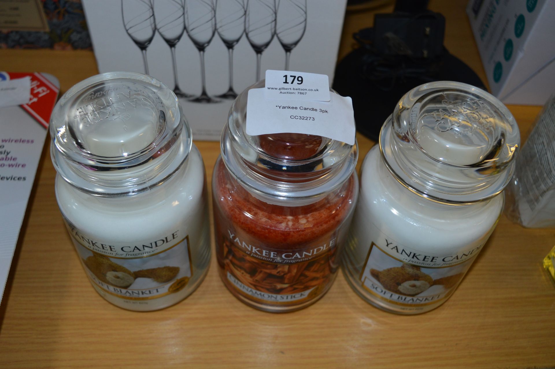 *Yankee Candle 3pk