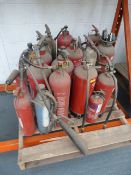 *Twenty Two Assorted Fire Extinguishers