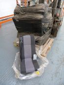 *Pallet of Grey Upholstered Minibus Seating with Retractable Safety Harness