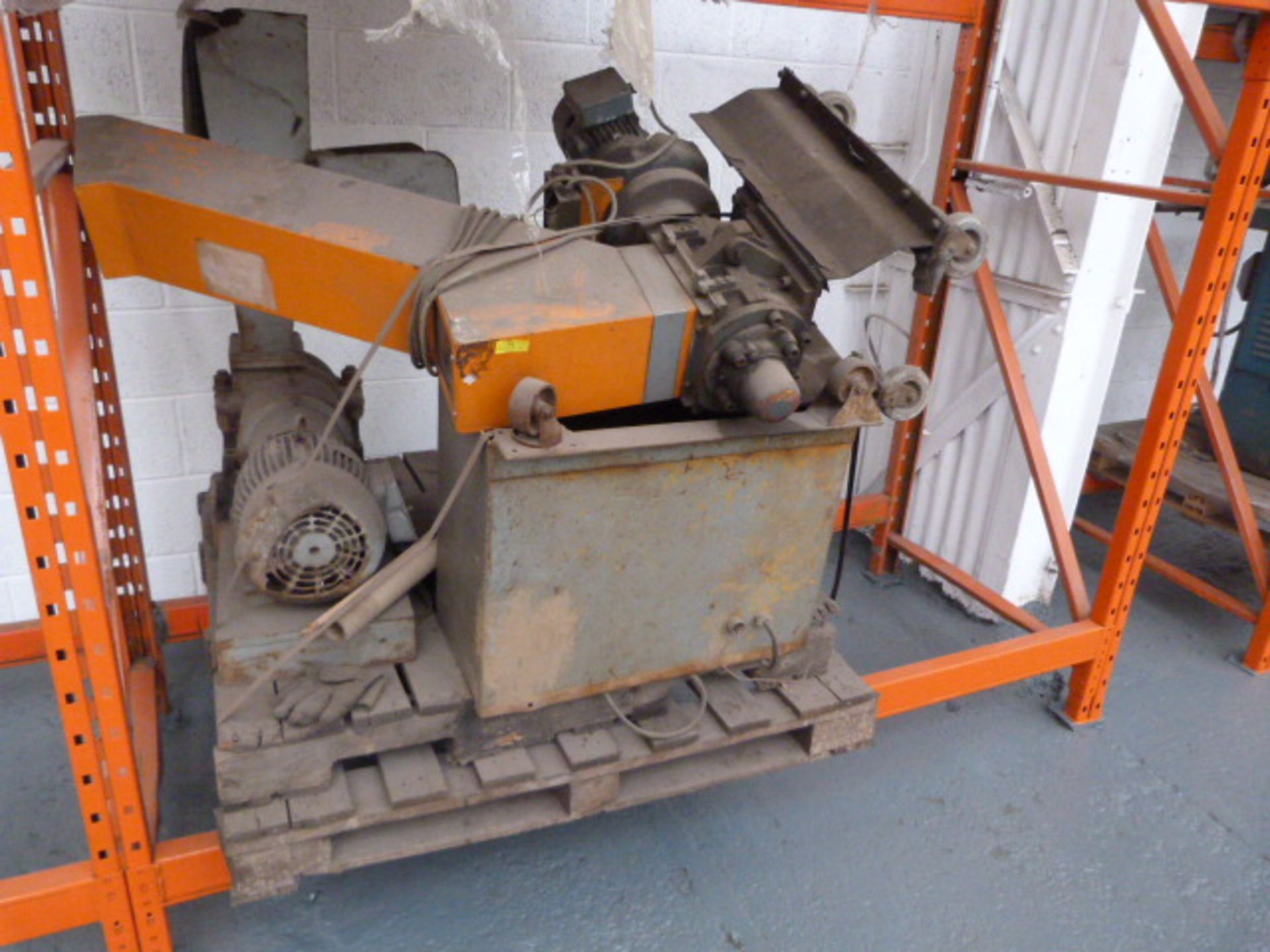 *Two Elevator Units with Gearboxes, Electric Motors and Hoppers