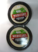 Two Websters Yorkshire Bitter Serving Trays