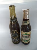 Two Bottles Whitbread Silver Jubilee Ale 1977 and Wilson's Old Trafford Centenary Ale 1984
