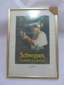 Framed Print "Schweppes Quinine Tonic Water"