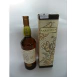 Bottle of Isle of Skye Talisker Single Malt Scotch Whiskey 1L
