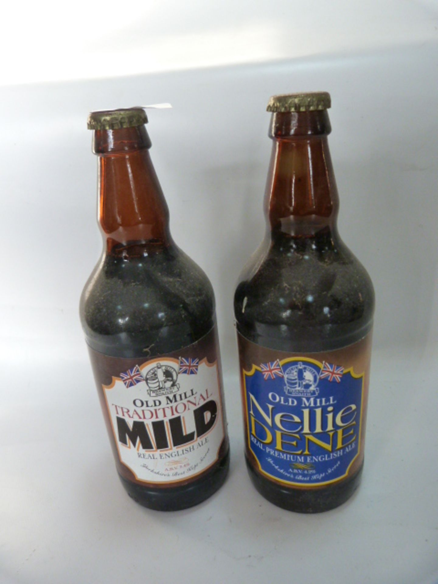 Two Bottles of Old Mill Nellie Dean and Traditional Mild English Ale 500ml