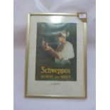 Framed Print "Schweppes Quinine Tonic Water"