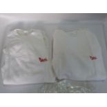 Two White Carlberg Sweatshirts (XL?)