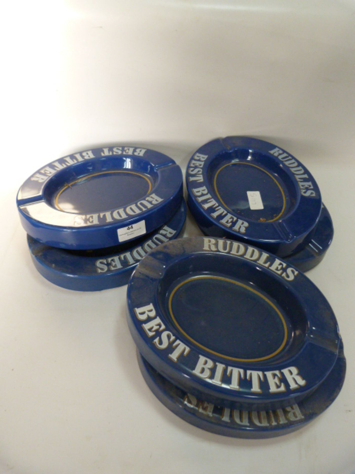 Six Ruddles Best Bitter Wade Ashtrays