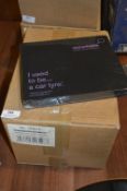 *Box of 100 Recycled Mouse Mats (Purple)