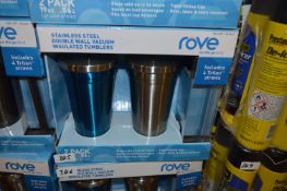 *Two Rove Insulated Stainless Steel Tumblers