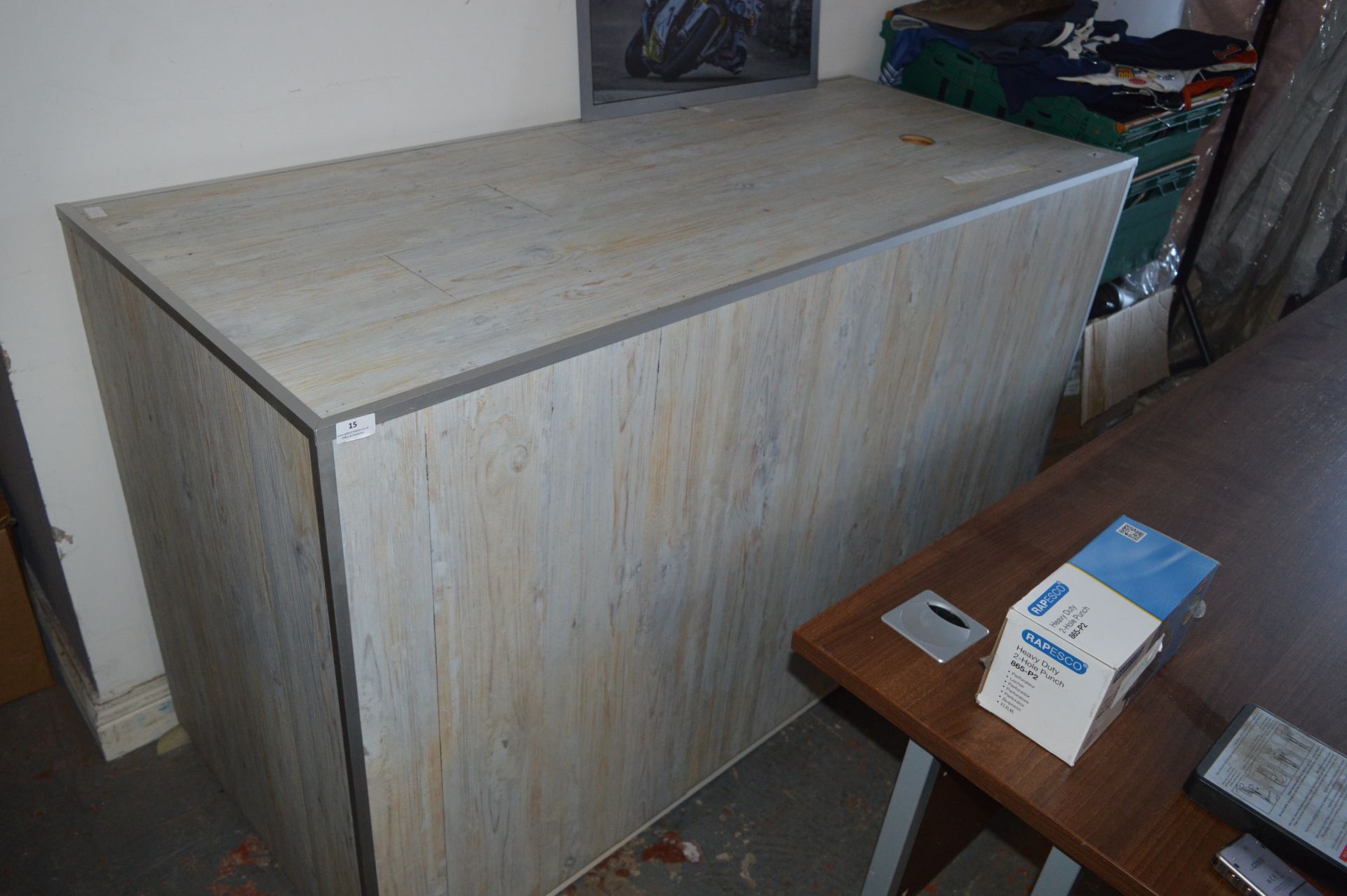 Limed Oak Shop Counter