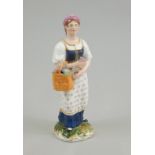 A 19thC Kornilov Brothers of St Petersburg Russian porcelain figure, modelled in the form of a