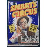 A Billy Smart's Circus This is My Life - Circus At It's Best poster, for Clee Road, Clee Hall