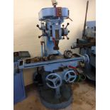 An Archdale vertical milling machine, with five heads, three phase This lot is for sale WITHOUT