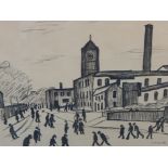 Laurence Stephen Lowry (1887-1976). A Northern Town (1967), artist signed limited edition print 29/