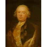 Follower of Thomas Gainsborough (1727-1788). Lord Newark, half length portrait of a gentleman in