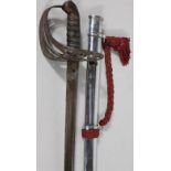 A British Rifle Officer's army sword, 1827 pattern with a Wilkinson's single fullered blade, by Ball