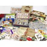 A quantity of Brooke Bond tea and cigarette cards, contained in albums and loose, to include Wild