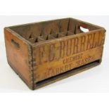 F. G. Burrell. A chemist's Market Rasen bottle crate.