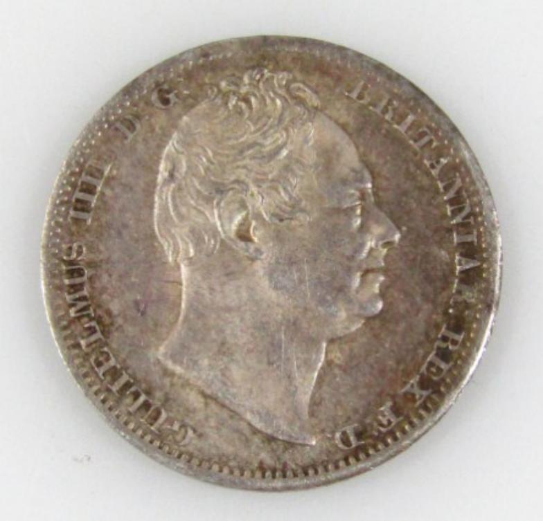 A William IV silver Maundy 4 pence piece, date 1835. (fine) - Image 2 of 2