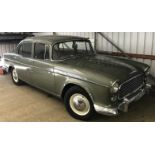 A Humber Hawk, registration YTL 206, 35,813 recorded miles, green, first registered 15th April 1964,