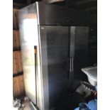 A Precision double door commercial freezer.