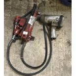 A hydraulic repair pump, pneumatic drill, etc.