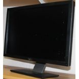 A Dell 28" monitor, in black.