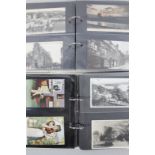 Various postcards, to include black and white film star cards, black and white and polychrome