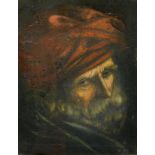 19thC Continental School. Portrait of a gentleman, oil on canvas, 41cm x 31cm (M)