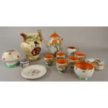 A quantity of ceramics, to include a Carltonware lustre part tea service, a Shelley Mabel Lucie