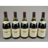 Five bottles of 1994 Beaujolais (M)