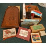 Miscellaneous toys and games, to include a Cunard Aquitania jigsaw, table quoits, a Cotswood