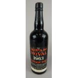 A bottle of Quinta Do Noval 1963 vintage port (M)