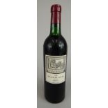 A bottle of 1966 Domaine De Leglise Pomerol, supplied by Berry Bros. & Rudd (M)