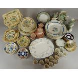 Miscellaneous china, to include Mason's Regency, some Staffordshire piece from 19thC, a part