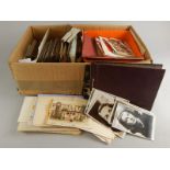 Ephemera, autographs, postcards, etc., to include an autograph book containing postcards, Clarke