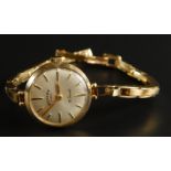 A Rotary 9ct gold ladies wristwatch, with circular watch head, and expanding bracelet, bracelet only