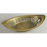 An early 20thC silver plated Hovis advertising basket, of pierced outline, 37cm wide.