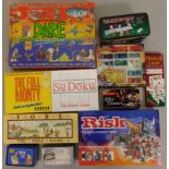 A quantity of modern games, to include The Full Monty, Dare, etc.