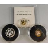 A collection of Windsor Mint small gold and gilt metal coins, to include Queen's Diamond Jubilee,