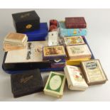 A collection of early to mid 20thC games, to include Bezique, bridge etc. (M)