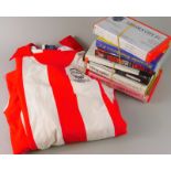 A Lincoln City replica shirt, Division 4 Champions 1975/76 and 6 VHS videos of Lincoln City games