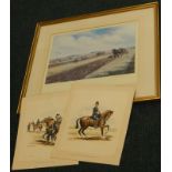 After Spencer Coleman. The Ploughing Match, World Championship Ploughing Horncastle, artist signed