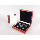 A 1936 new strike pattern set coin collection, King Edward VIII, with certificate, in fitted case
