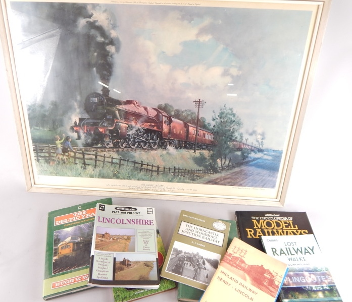 Railway related books, to include The 1950 British Rail Rule Book, books on various lines, print