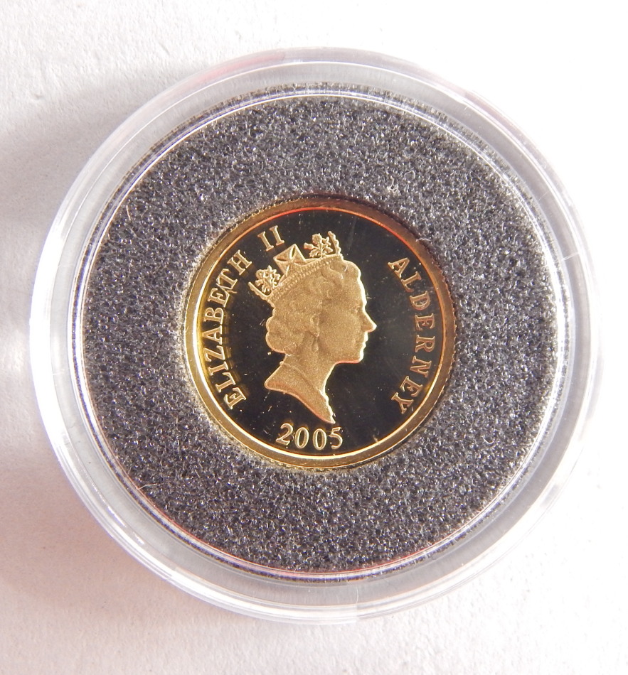 Two Gold Miniature Collection proof coins, to include 2005 Vice Admiral Lord Horatio Nelson gold - Image 3 of 5